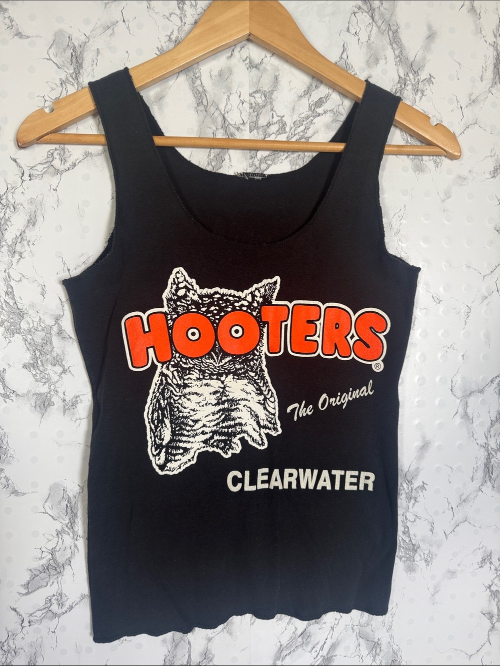 Hooters Tank Top Black Size S/M